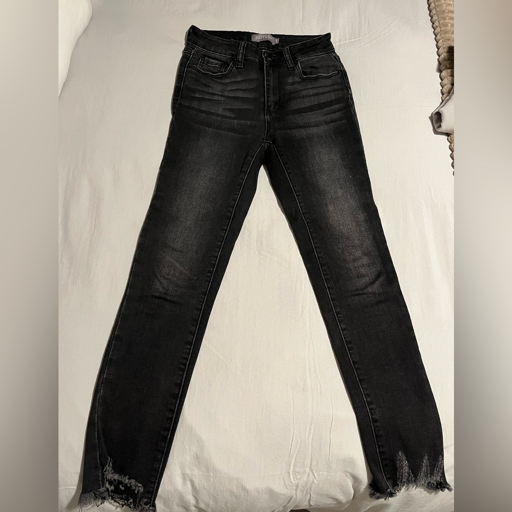 Just USA Women's Dark Wash Skinny Jeans